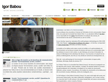 Tablet Screenshot of igorbabou.fr